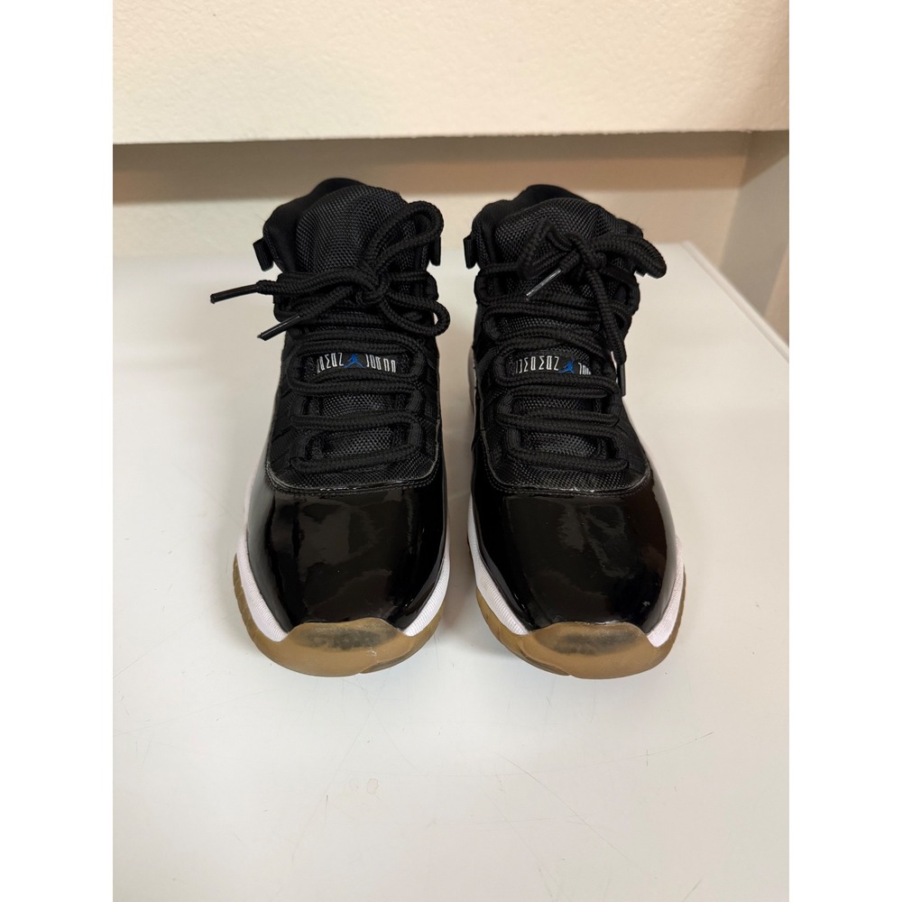 Jordan 11 Retro Space Jam 2016 Black Concord Blue 6Y Youth